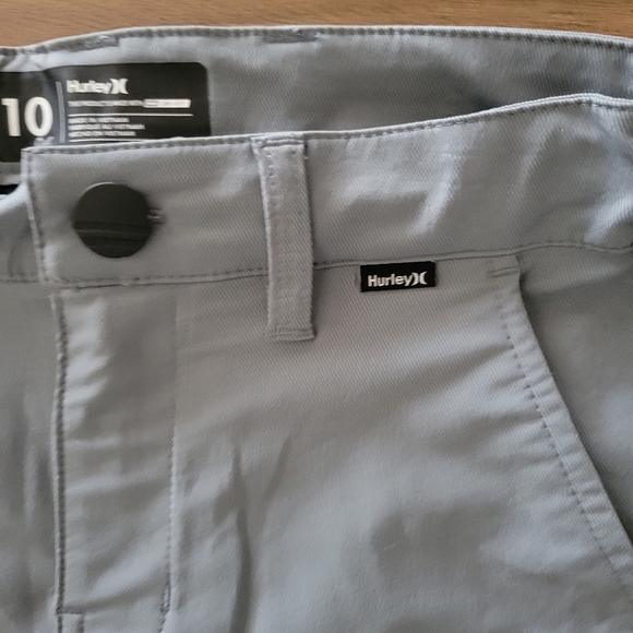 Hurley Nike Dri-Fit Cool Gray Shorts Size 10 - Picture 3 of 10